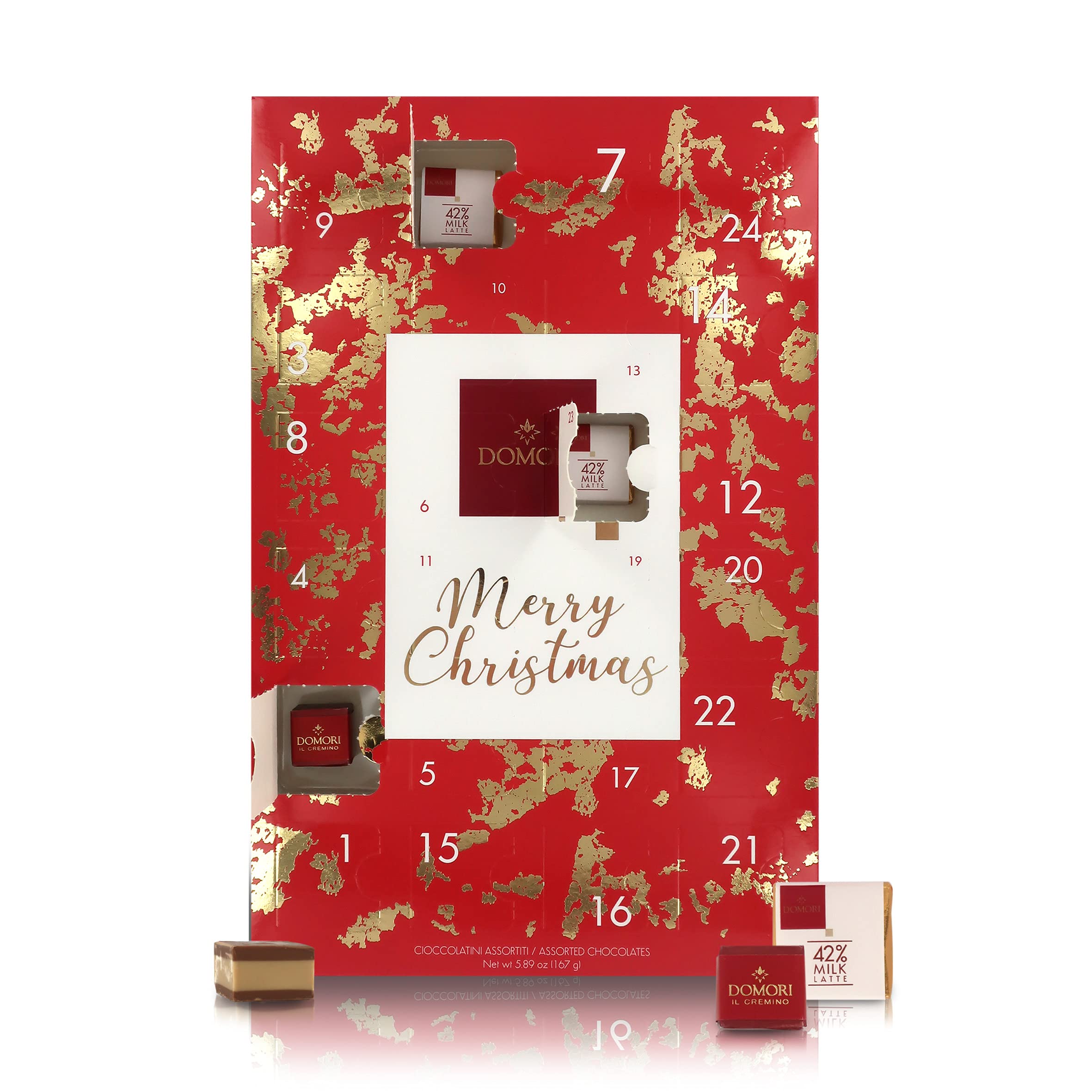 domori-calendario-dell-avvento-cioccolatini-gourmet-assortiti-167-g image 1