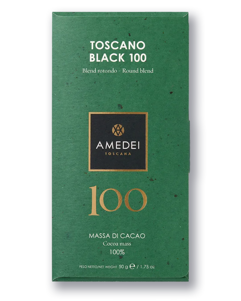 amedei-toscano-black-100-tavoletta-massa-di-cacao-100 image 1
