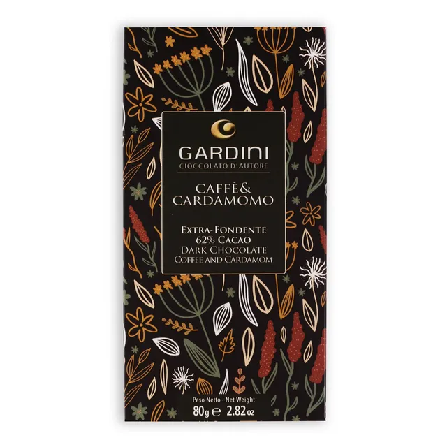 gardini-spices-bar-fondente-62-caff-e-cardamomo-tavoletta-speziata image 1