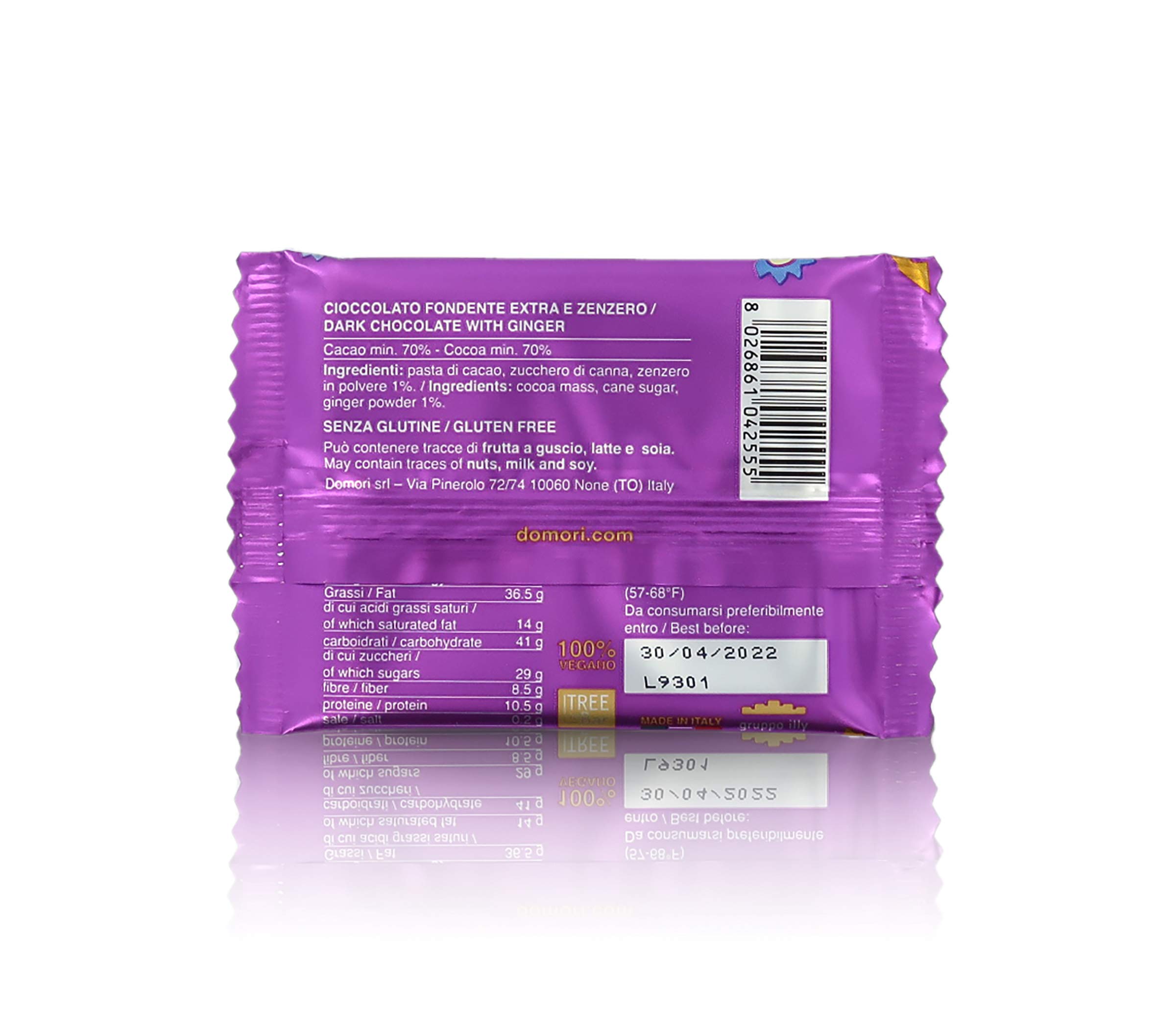 domori-cioccolato-fondente-allo-zenzero-24-tavolette-da-25g-600g image 4