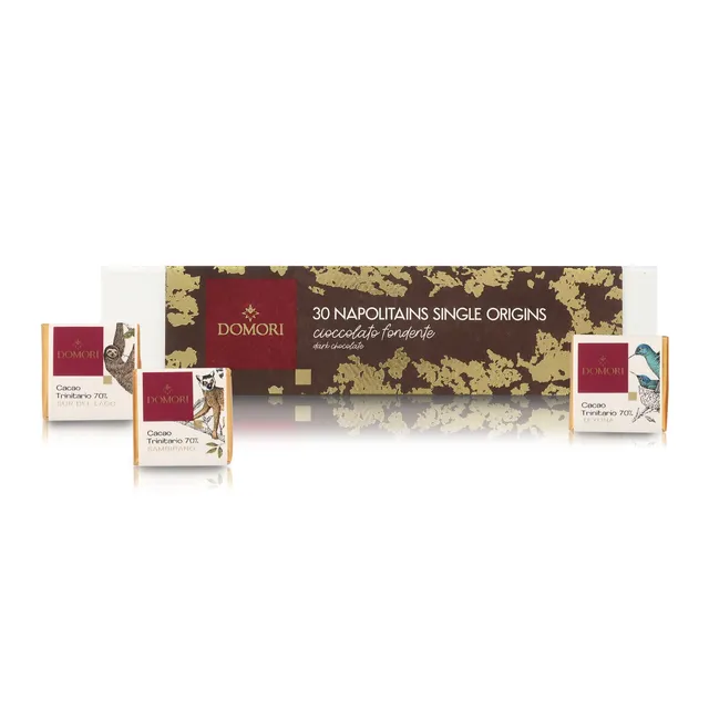 domori-cofanetto-30-napolitains-assortiti-6-single-origin-fondente-70-140-g image 1
