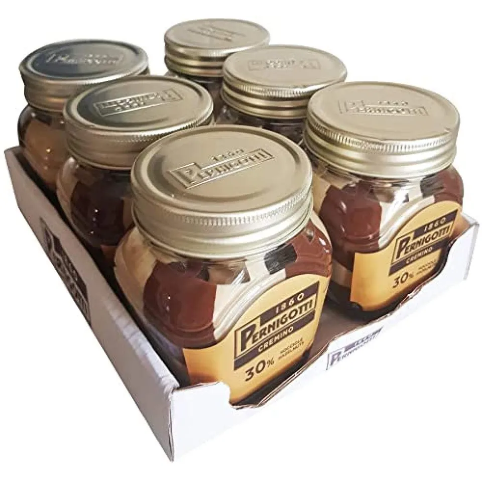 pernigotti-crema-cremino-spalmabile-nocciole-e-cacao-gianduia-6-x-350-gr-2-1-kg image 1