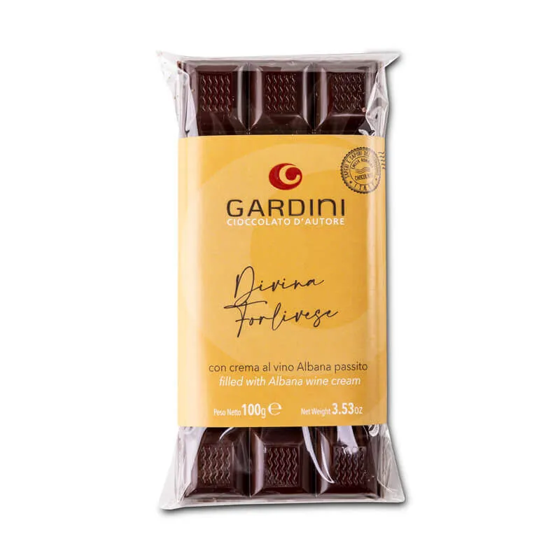 gardini-tavoletta-divina-forlivese-fondente-con-crema-albana-passito image 1