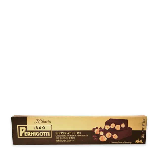 pernigotti-torrone-nocciolato-fondente-nocciole-intere-12-x-250-g image 1