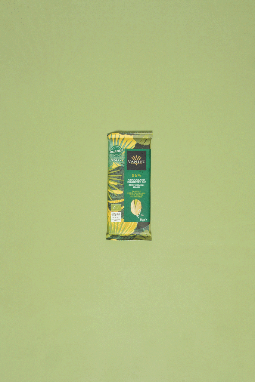 vanini-uganda-tavoletta-fondente-bio-56-con-pistacchi-salati image 2