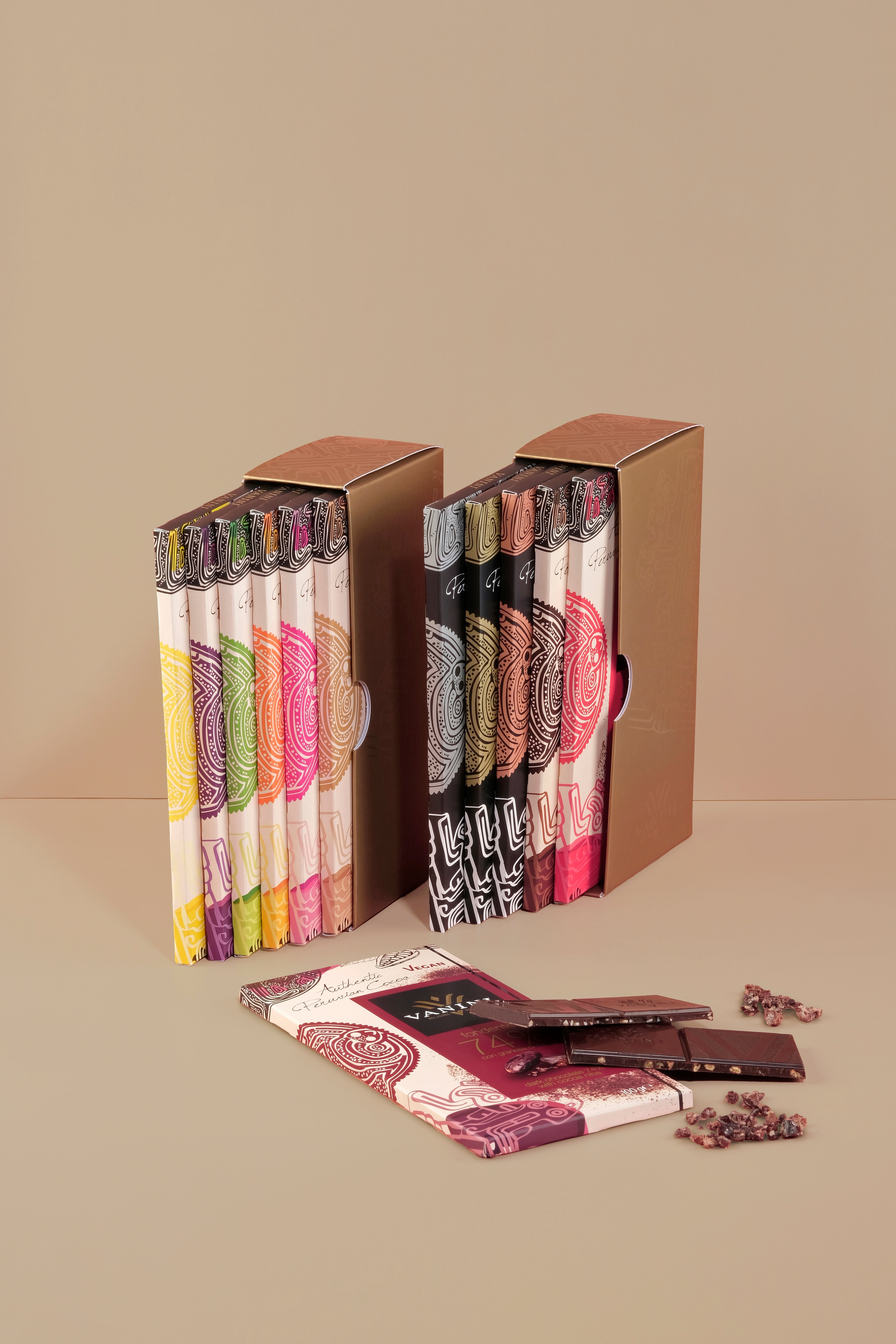 vanini-library-completa-per-tavolette-cioccolato-fondente-monorigine image 2