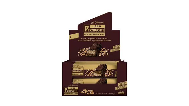 pernigotti-snack-extra-granella-wafer-fondente-extra-51-20-x-32-g image 1