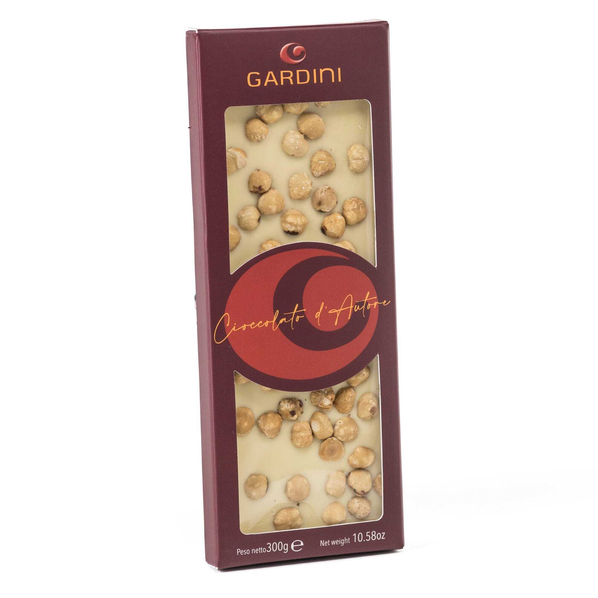 gardini-lastra-cioccolato-bianco-con-nocciole-piemonte image 1