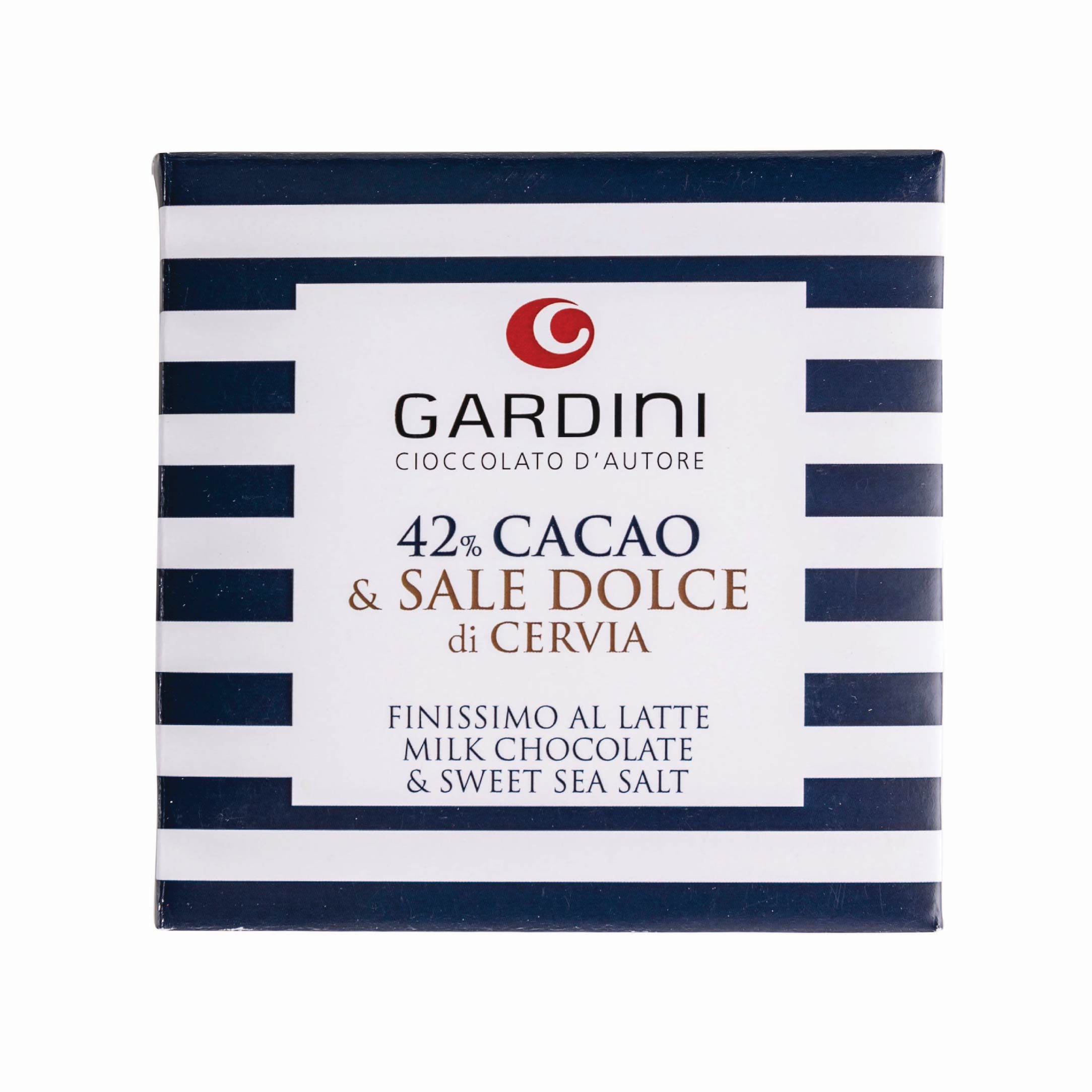 gardini-tavoletta-al-sale-dolce-di-cervia-cioccolato-al-latte-42-cacao image 1