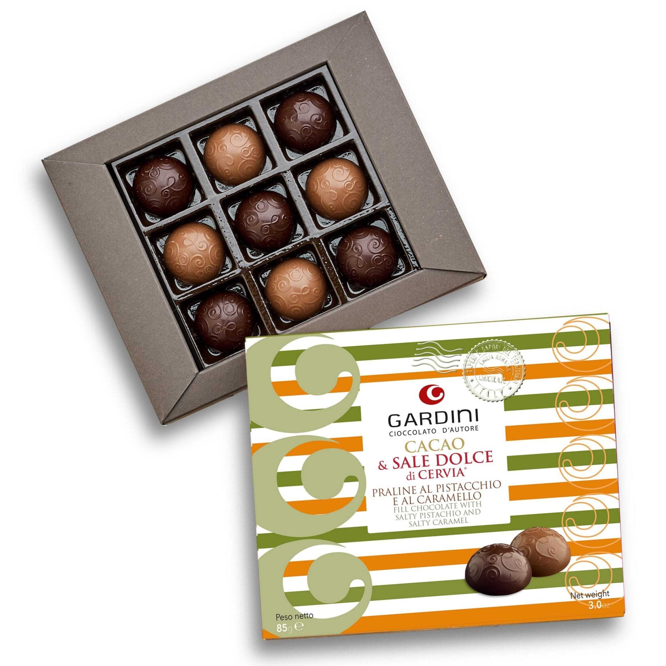 gardini-praline-cacao-sale-pistacchio-e-caramello-salato-9-pezzi image 2