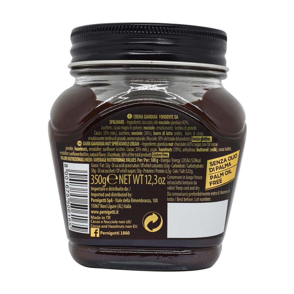pernigotti-crema-gianduia-nero-spalmabile-nocciole-30-6-x-350-g image 3