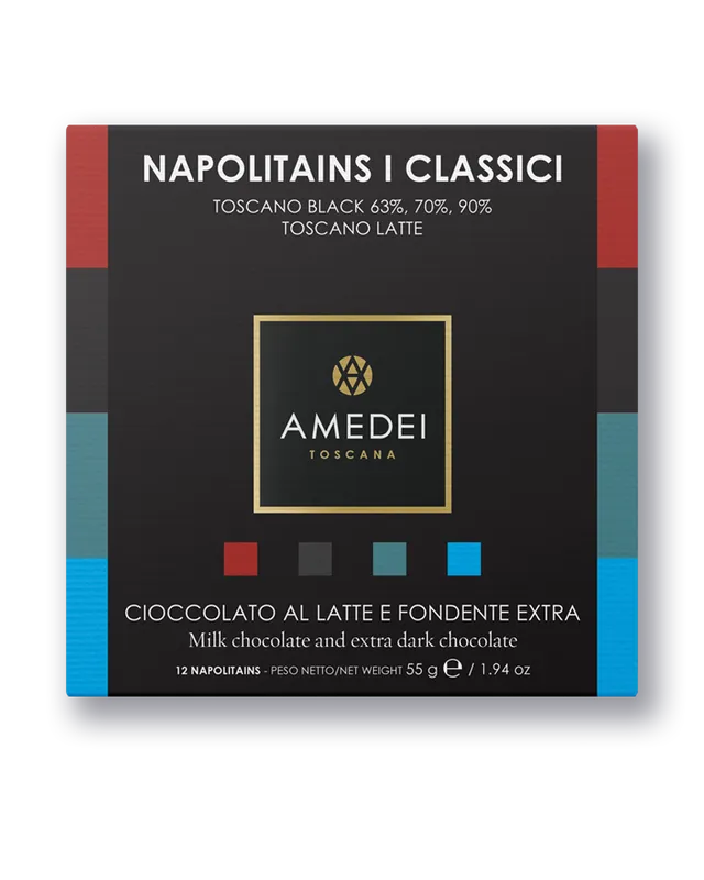 amedei-selezione-i-classici-12-napolitains-fondente-e-latte image 1