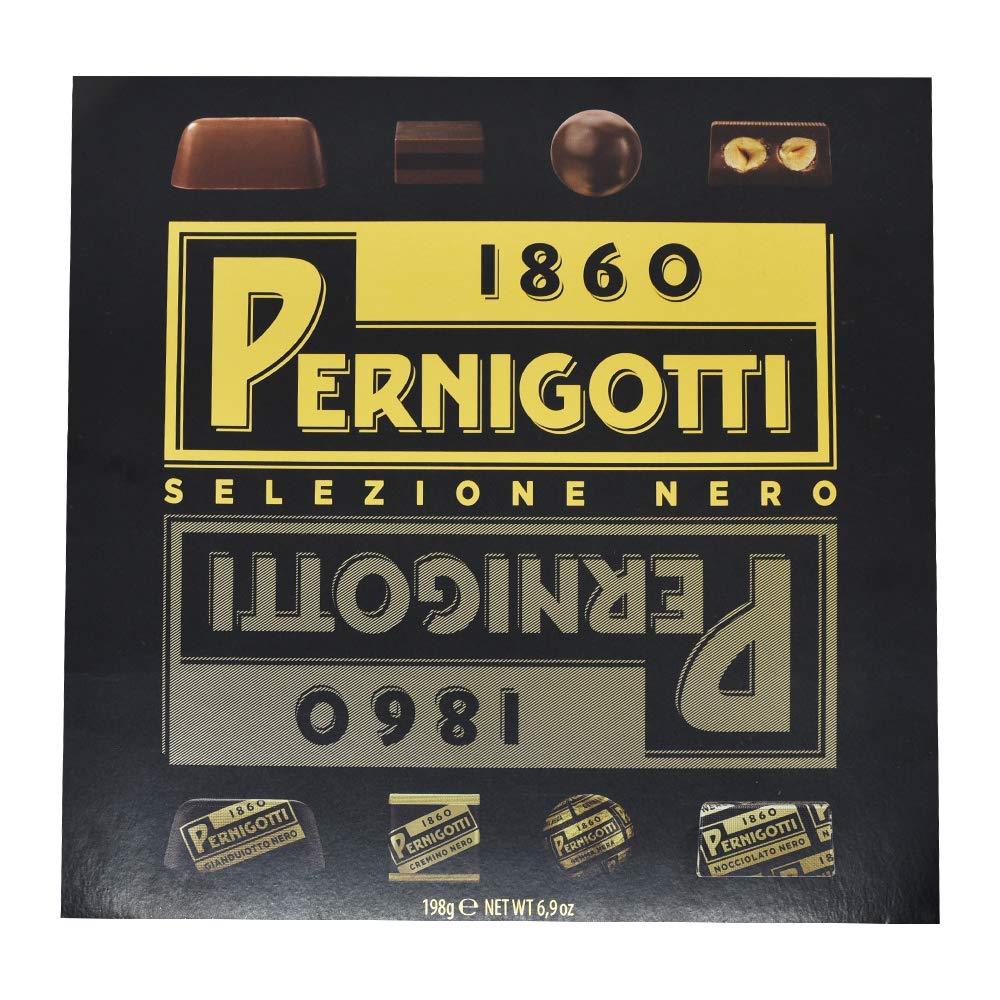 pernigotti-selezione-nero-scatola-regalo-gianduia-fondente-12-x-198g image 1