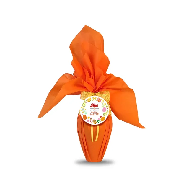 slitti-uovo-fiocco-fondente-arancio-con-sorpresa-cioccolato-artigianale-pasquale image 1