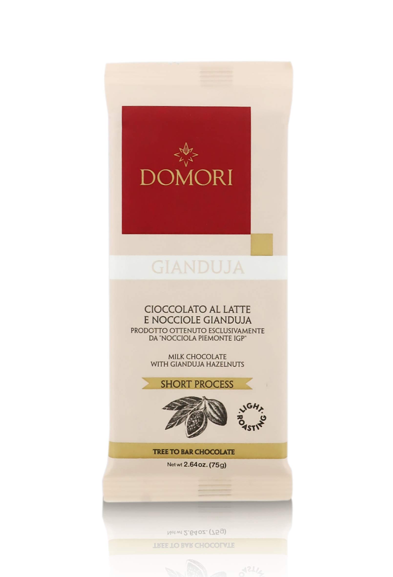 domori-tavoletta-di-cioccolato-gianduia-al-latte-75g-nocciole-piemonte-igp image 2