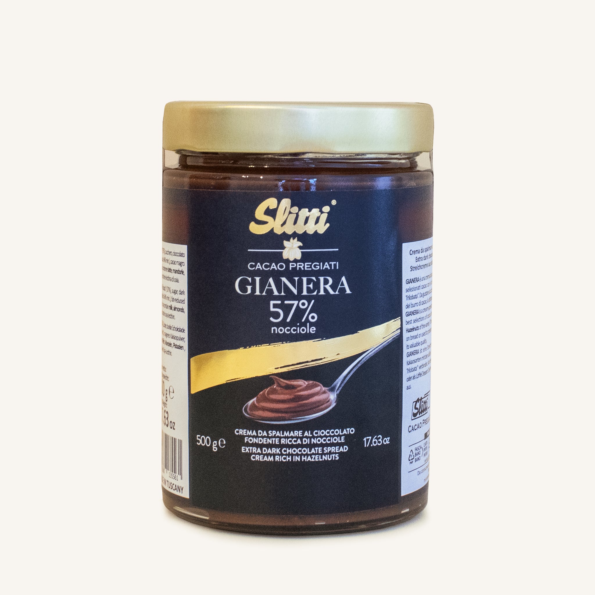 slitti-gianera-crema-da-spalmare-al-cioccolato-fondente-e-nocciole image 1