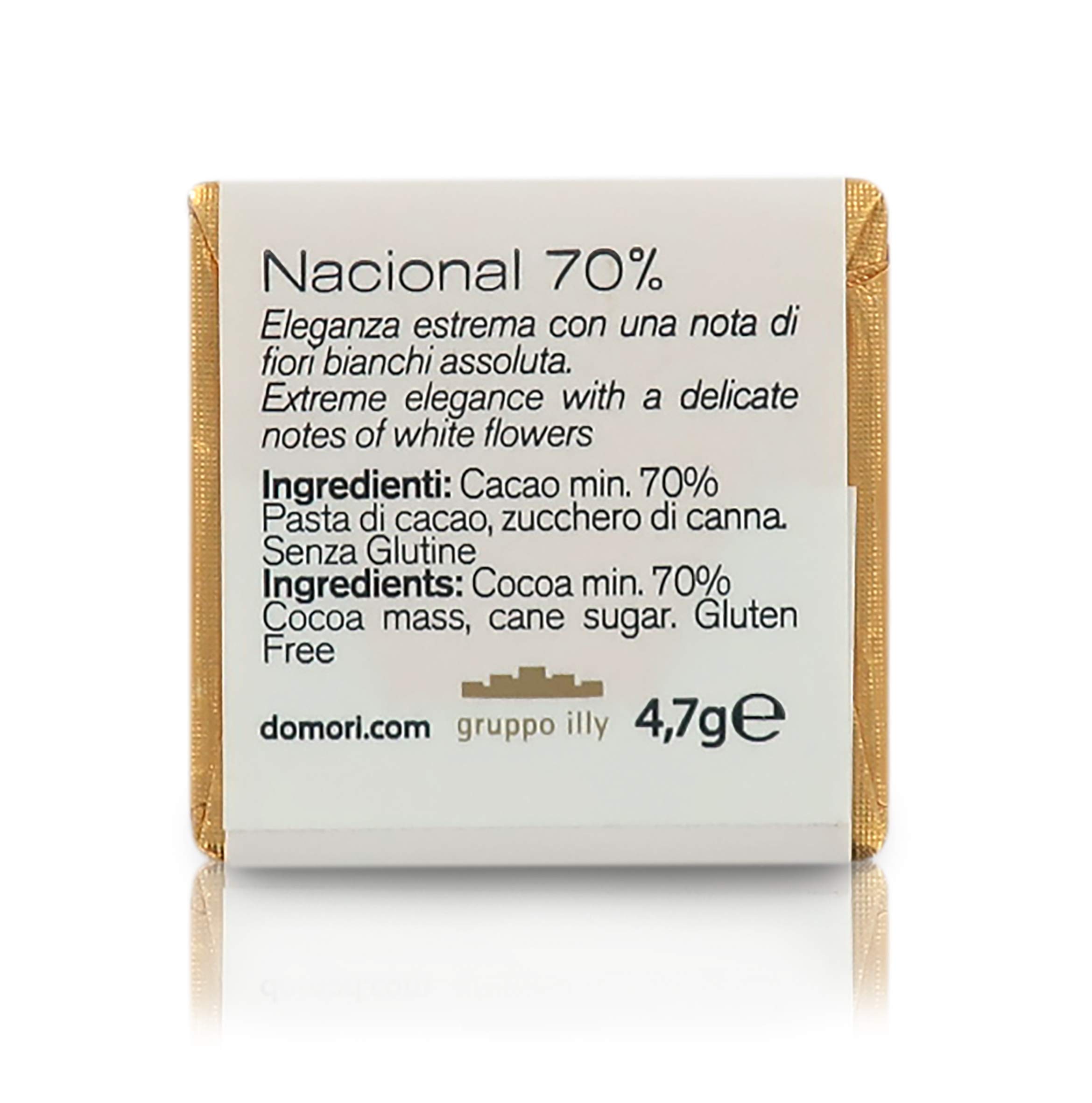 domori-napolitain-fondenti-70-cacao-arriba-nacional-ecuador-1-kg-185-pezzi image 4