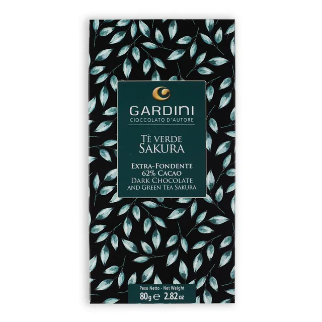 gardini-spices-bar-fondente-62-cacao-con-t-verde-sakura image 1
