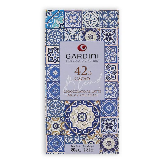gardini-blend-bar-cioccolato-al-latte-42-cacao-tavoletta image 1