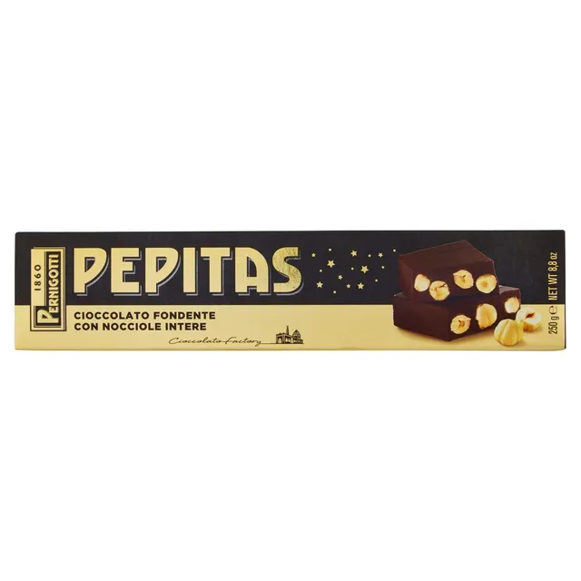 pernigotti-pepitas-cioccolato-fondente-con-nocciole-250-g image 1