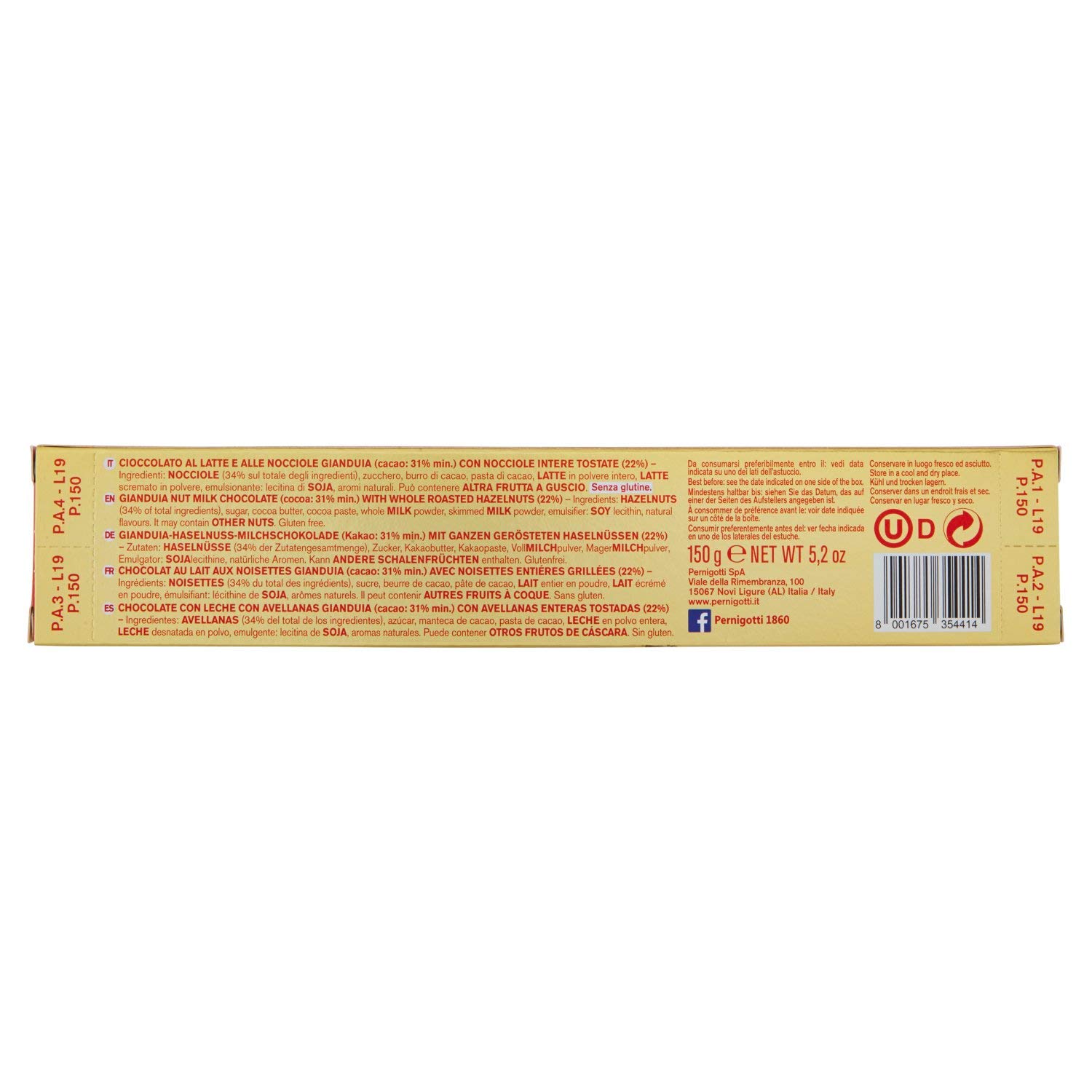 pernigotti-torrone-pepitas-classico-gianduia-al-latte-con-nocciole-150-g image 3