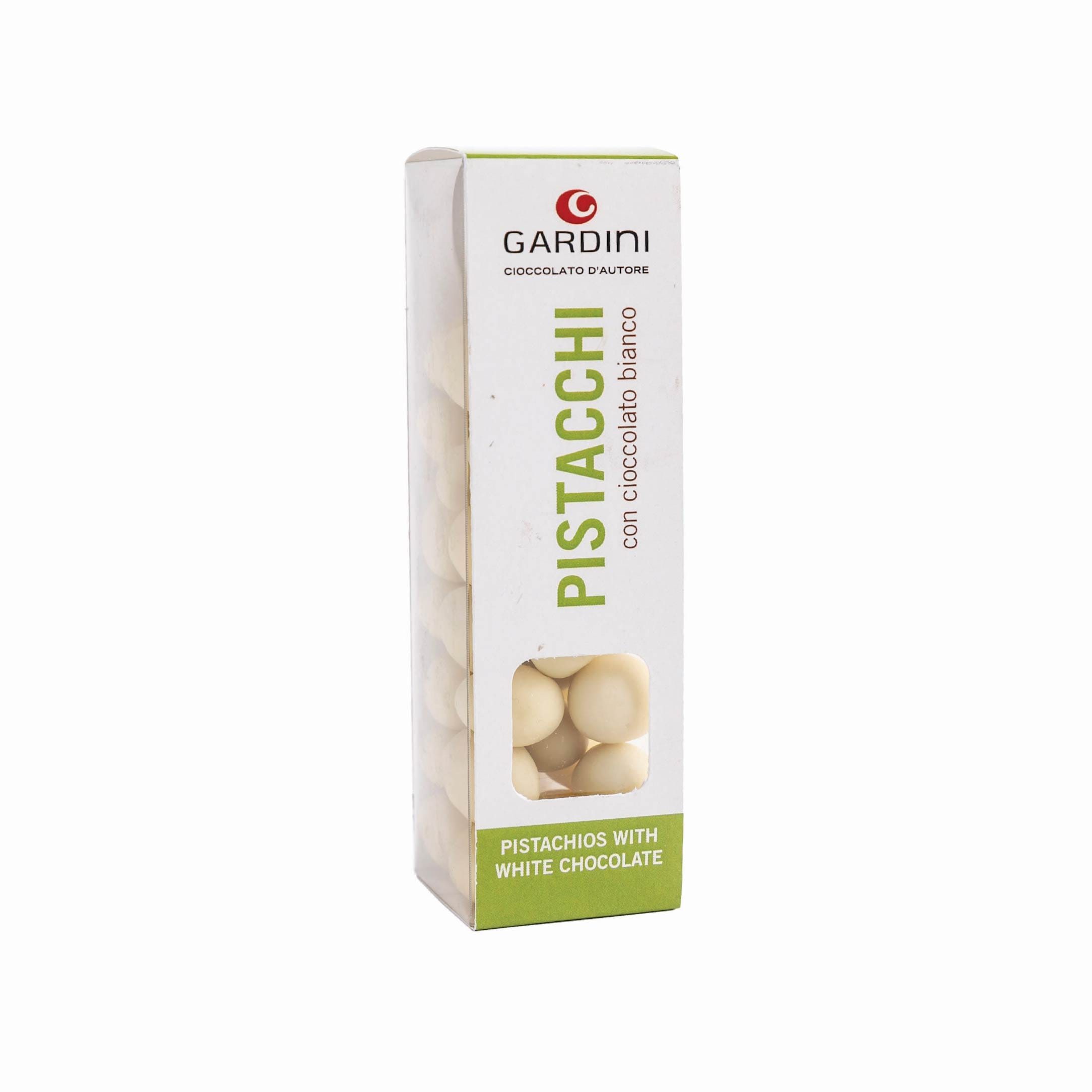 gardini-little-box-pistacchi-interi-ricoperti-cioccolato-bianco-90-g image 1