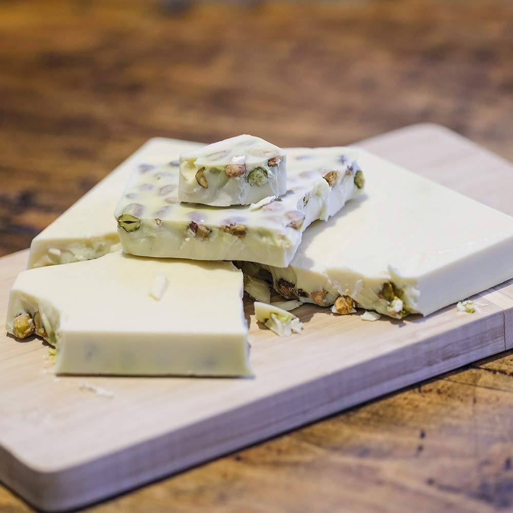 domori-quantum-tavoletta-cioccolato-bianco-con-pistacchi-interi-salati-500-g image 3
