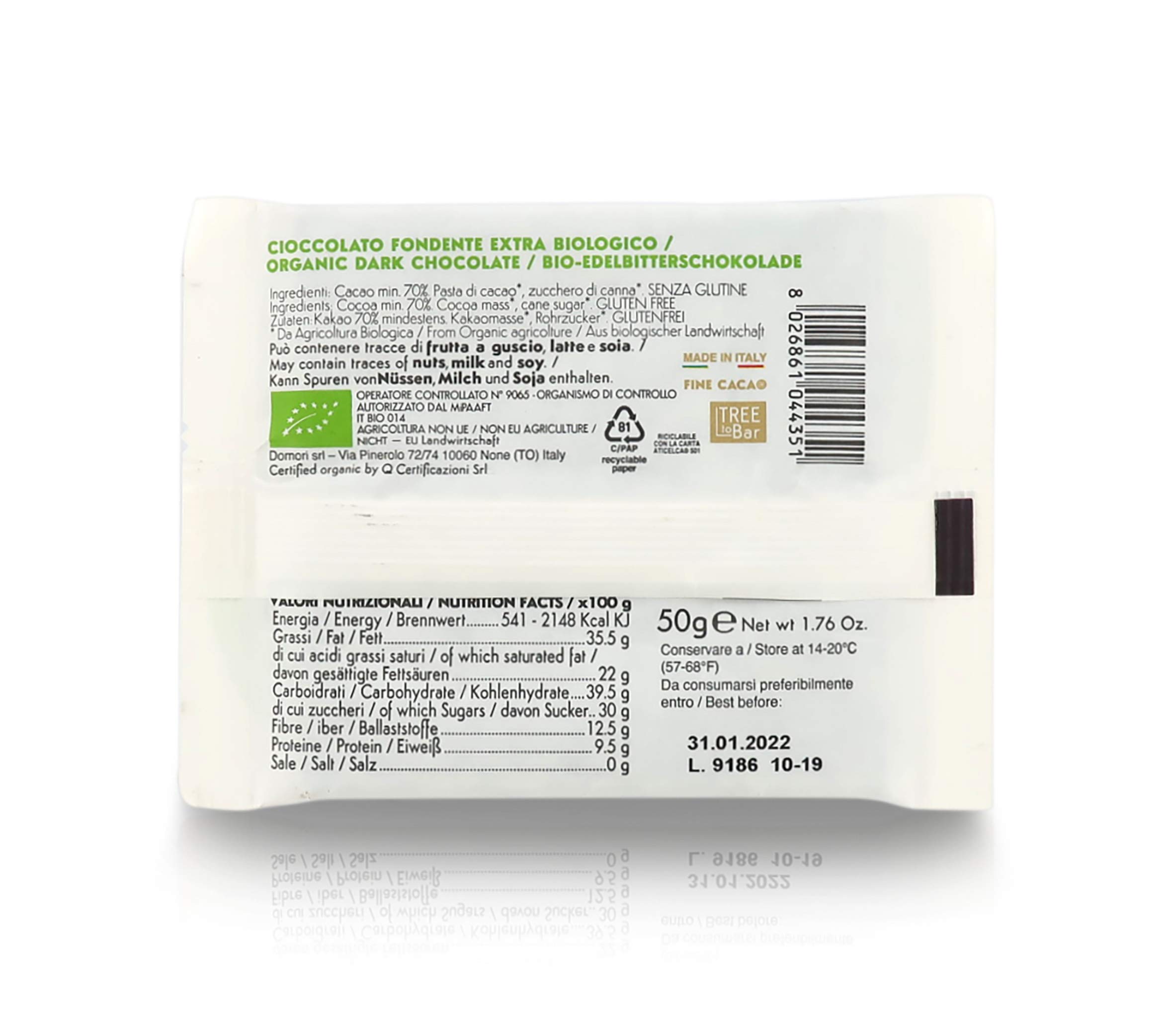 domori-le-origini-tavoletta-cioccolato-fondente-brasile-70-12x50g image 4