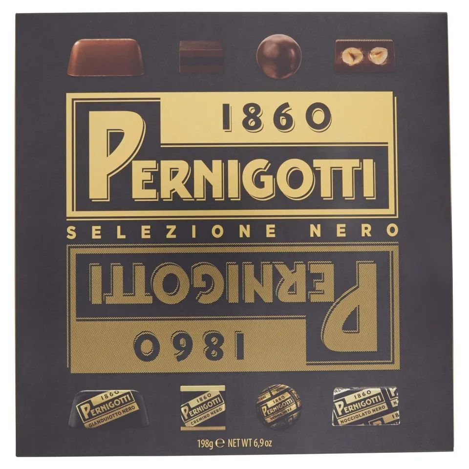 pernigotti-selezione-nero-scatola-regalo-praline-gianduia-fondente-198-g image 1